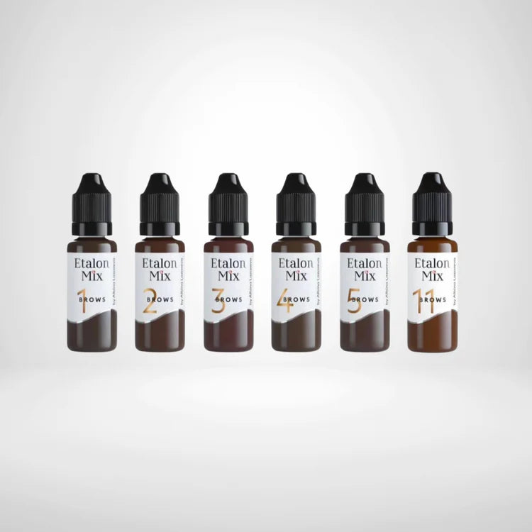 etalon pigmenten wenkbrauwpigmenten bruin blond donker bruin wenkbrauw kleuren pmu powderbrows combibrows tattoobrows permanentemakeup semipermanentemakeup haarlem hoofddorp veel ervaring nieuwste technieken beste keuze ik hou ervan om dames mooi en zelfverzekerd te laten voelen